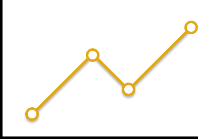 Graph icon with x and y axis.
