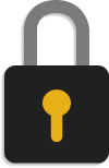 An old fashioned U-bolt lock.